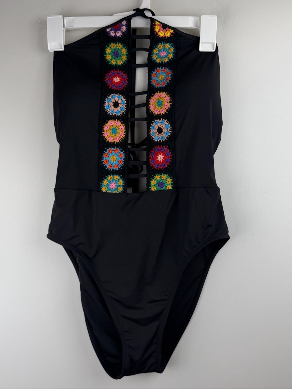 Isabella Rose Women’s 1969 Maillot Halter One-Piece Swimsuit Sz L NWT MSRP $148